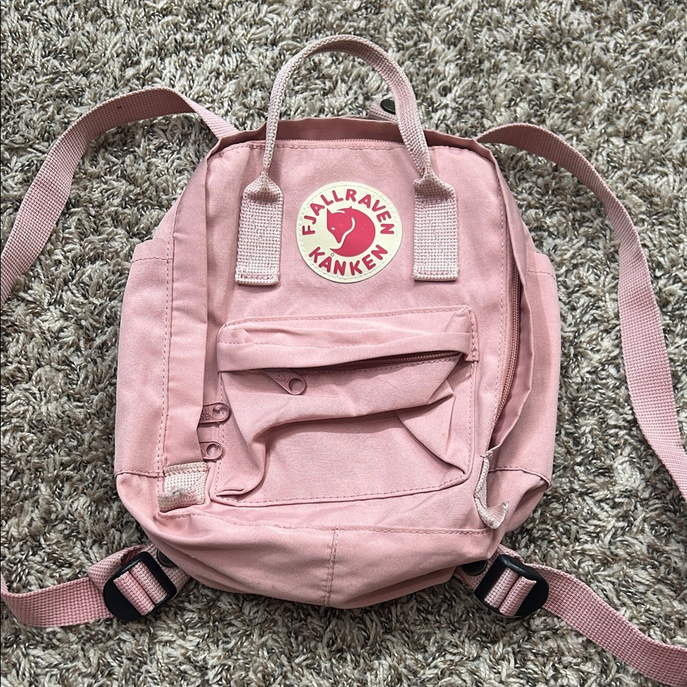 Fjallraven Kanken Mini Pink Backpack